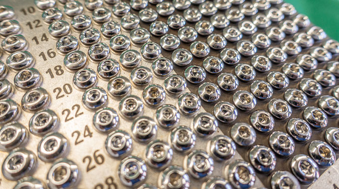 Titanium screws